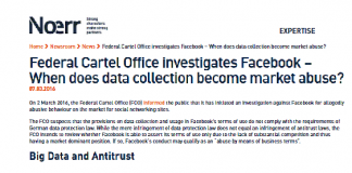 La Oficina Federal de Cártel investiga a Facebook: ¿Cuándo la recopilación de datos se convierte en abuso de mercado?