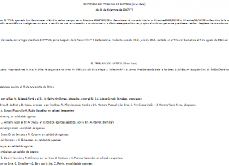 SENTENCIA DEL TRIBUNAL DE JUSTICIA (Gran Sala)