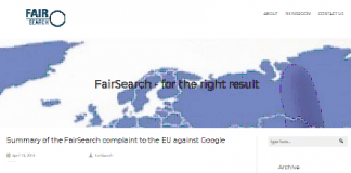 Resumen de la reclamación FairSearch a la Unión Europea contra Google