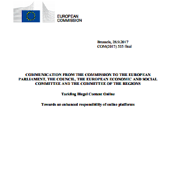 Enfrentando contenidos ilegales en línea hacia una mayor responsabilidad de las plataformas en línea