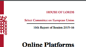 Plataformas en línea y mercado único digital