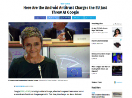 Aquí están los cargos antimonopolio de Android que acaba de lanzar la Unión Europea en Google