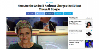 Aquí están los cargos antimonopolio de Android que acaba de lanzar la Unión Europea en Google