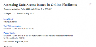 Evaluación de problemas de acceso a datos en plataformas en línea
