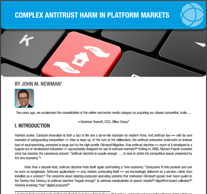 El complejo daño antimonopolio en los mercados de plataforma