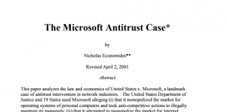 El caso antimonopolio de Microsoft