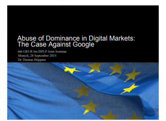 Abuso de dominio en los mercados digitales: el caso contra Google