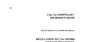 Asunto N° COMP / M.6281 – MICROSOFT / SKYPE