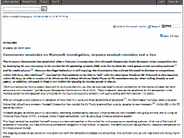 La Comisión concluye sobre la investigación de Microsoft, impone soluciones de conducta y una multa (Comunicado de prensa)