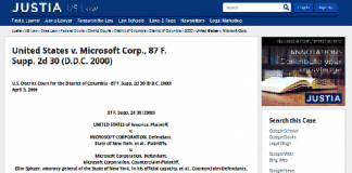 Estados Unidos v. Microsoft Corp., 87 F. Supp. 2d 30 (D.D.C. 2000)