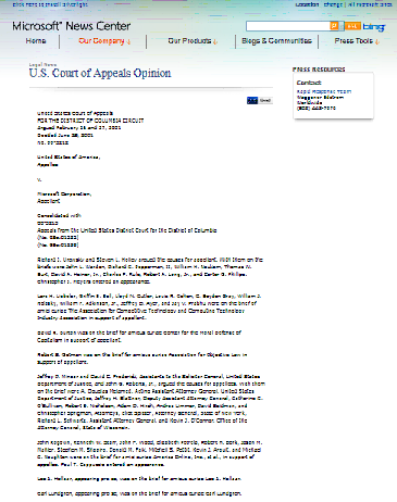 Opinión del Tribunal de Apelaciones de EE. UU.