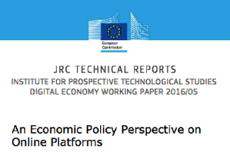 Una perspectiva de política económica en plataformas en línea