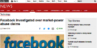 Facebook investigó sobre reclamos de abuso de poder de mercado