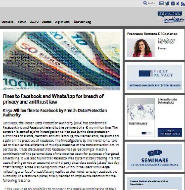 Multas a Facebook y WhatsApp por incumplimiento de la ley de privacidad y antimonopolio