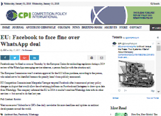 Unión Europea: Facebook enfrentará bien sobre el acuerdo de WhatsApp