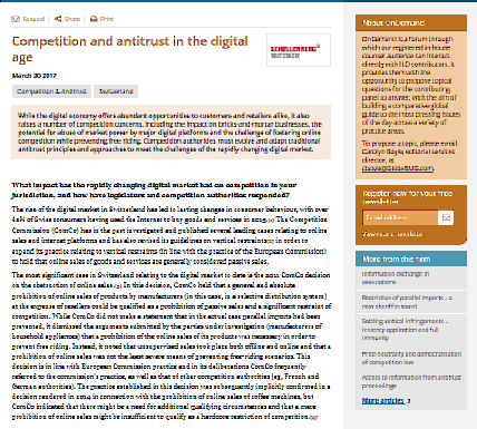 Competencia y antimonopolio en la era digital
