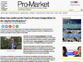 ¿Cómo se puede usar el antimonopolio para proteger la competencia en el mercado digital?