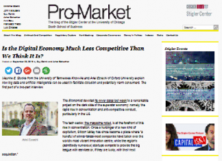 ¿Es la economía digital mucho menos competitiva de lo que creemos?