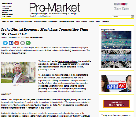 ¿Es la economía digital mucho menos competitiva de lo que creemos?