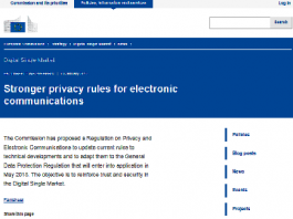 Reglas de privacidad más estrictas para las comunicaciones electrónicas