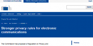 Reglas de privacidad más estrictas para las comunicaciones electrónicas