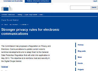 Reglas de privacidad más estrictas para las comunicaciones electrónicas
