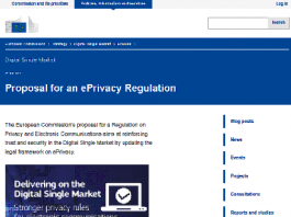 Propuesta para un Reglamento de privacidad electrónica