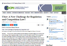 Uber: ¿Un nuevo desafío para la ley de regulación y competencia?