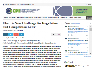 Uber: ¿Un nuevo desafío para la ley de regulación y competencia?