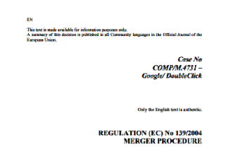Caso N° COMP / M.4731 – Google / Doble clic