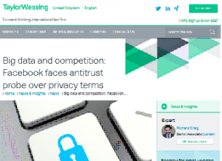 Big Data y competencia: Facebook se enfrenta a una investigación antimonopolio sobre términos de privacidad