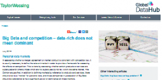 Big Data y competición – gran cantidad de datos no significan ser dominante