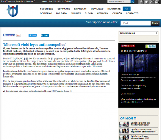 Microsoft violó leyes antimonopolio