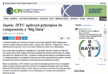 Japón: JFTC aplicará principios de competencia a ‘Big Data’