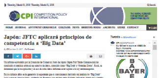 Japón: JFTC aplicará principios de competencia a ‘Big Data’