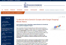 “La decisión de la Comisión Europea sobre Google Shopping”
