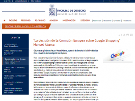 “La decisión de la Comisión Europea sobre Google Shopping”