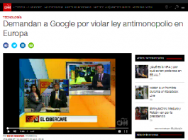Demandan a Google por violar ley antimonopolio en Europa