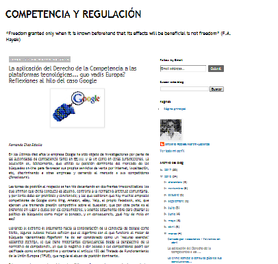 COMPETENCIA Y REGULACIÓN