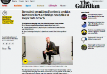 Revelado: 50 millones de perfiles de Facebook extraídos por Cambridge Analytica en violación de datos importantes