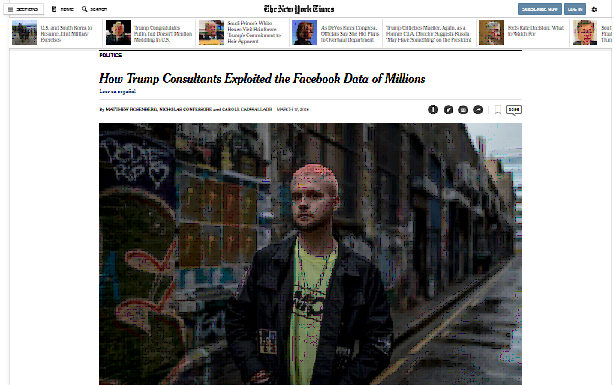 Como consultores de Trump explotan los datos de Facebook de millones