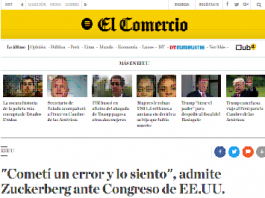 “Cometí un error y lo siento”, admite Zuckerberg ante Congreso de EE.UU.
