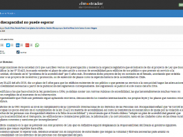 Columna de opinión: La discapacidad no puede esperar