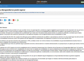 Columna de opinión: La discapacidad no puede esperar