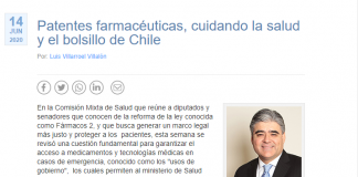 Patentes farmacéuticas, cuidando la salud y el bolsillo de Chile