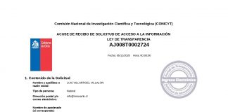 INNOVARTE solicita información a la Comisión Nacional de Investigación Científica y Tecnológica (CONICYT)