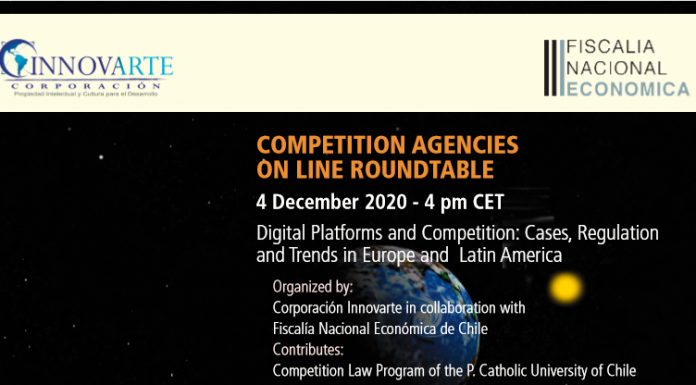 Autoridades de libre competencia de Europa y Latinoamérica participarán en foro internacional organizado por la FNE y la Corporación Innovarte