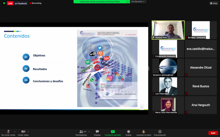 Expertos debatieron sobre el estado actual de la jurisprudencia y tendencias normativas sobre plataformas digitales a nivel internacional