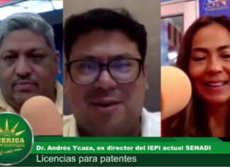 Entrevistas al Dr. Andrés Ycaza Mantilla (ex director del SENADI de Ecuador) sobre las licencias y acceso a las vacunas para el Covid-19
