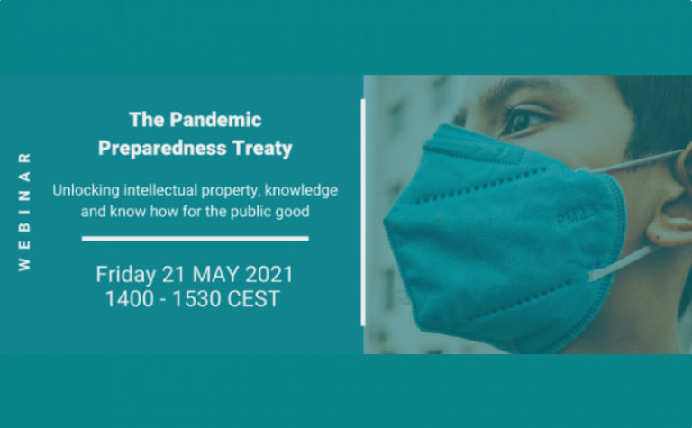 Concluyó webinar “El Tratado de preparación para una pandemia: Liberar la propiedad intelectual, el conocimiento y los conocimientos técnicos para el bien público”